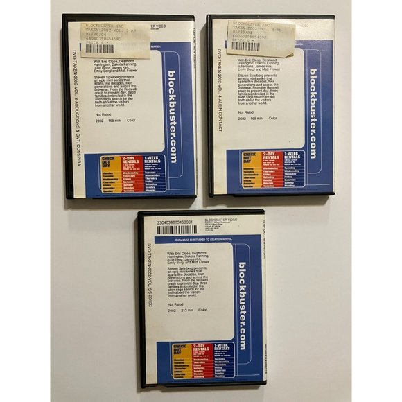 Taken Alien Abduction Blockbuster Rental Cases Vol. 3 4 5 6 DVD - Picture 7 of 11